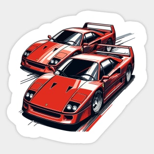 Ferrari F40 Sticker